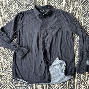 Grayers ShirtMens XL 100% Cotton Double Cloth Long Sleeve Button Down Shirt